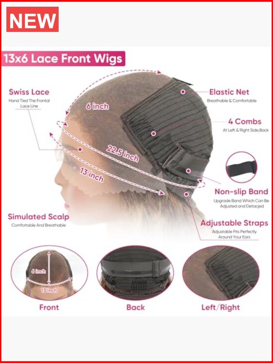 30 Inch Deep Wave Human Hair Wig 13x6 HD Lace Front Wig 200 Density Pre Plucked main image 6
